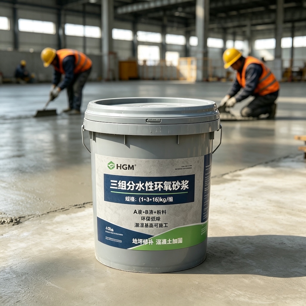 河口三组份水性环氧砂浆